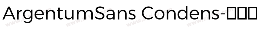 ArgentumSans Condens字体转换 ArgentumSans Condens字体转换